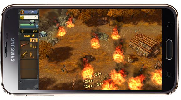 Jugando a Hills of Glory 3D