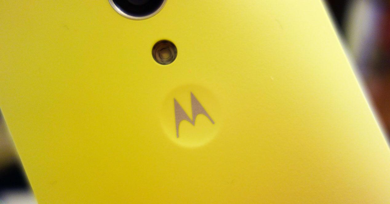 Logo Motorola en carcasa de Moto X