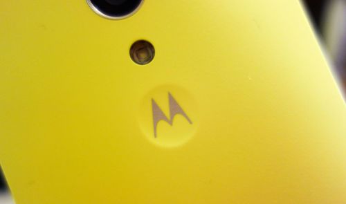 Logo Motorola en carcasa de Moto X