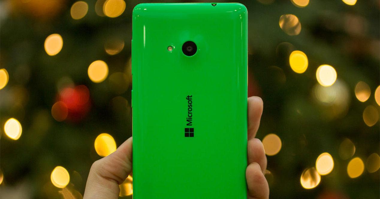 Smartphone Microsoft Lumia en color verde