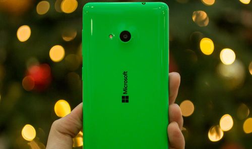 Smartphone Microsoft Lumia en color verde