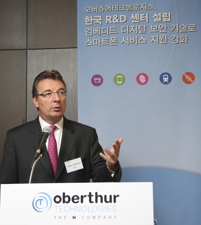 Didier Lamouche, CEO Oberthur Technologies
