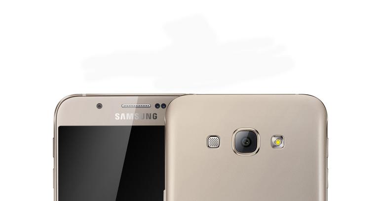 Samsung Galaxy A8 detalle de la cámara
