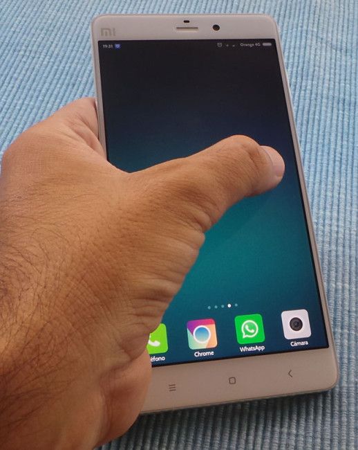 Utilizando del Xiaomi Mi Note