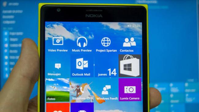 Nokia Lumia con Windows 10 Mobile
