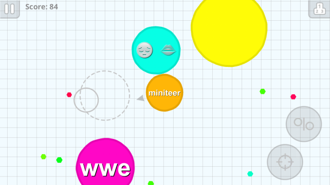 agar.io para iOS y Android.
