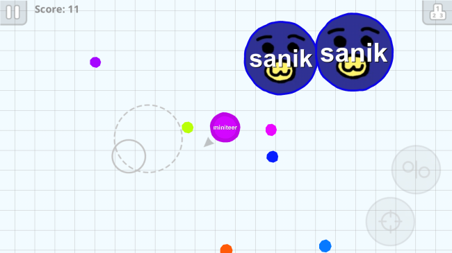 agar.io para iOS y Android.