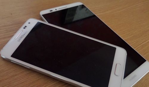 Samsung galaxy Alpha y Huawei AScend Mate 7