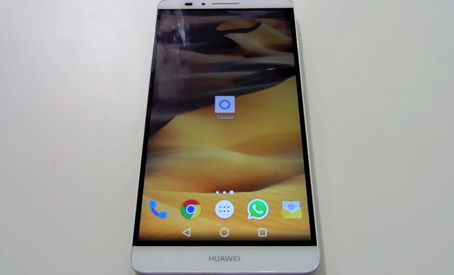 Cortana Beta instalada en un Huawei Ascend Mate 7