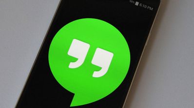 Logo de Hangouts en pantalla de Android