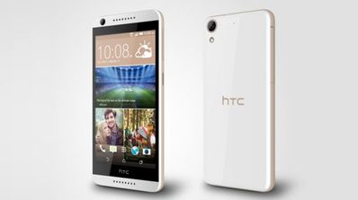 HTC Desire 626 en color blanco y dorado