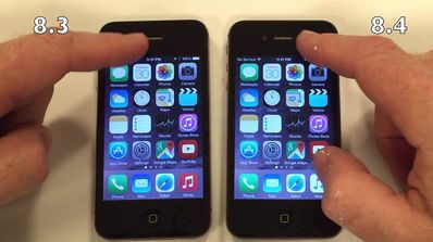 iPhone 4S con iOS 8.4