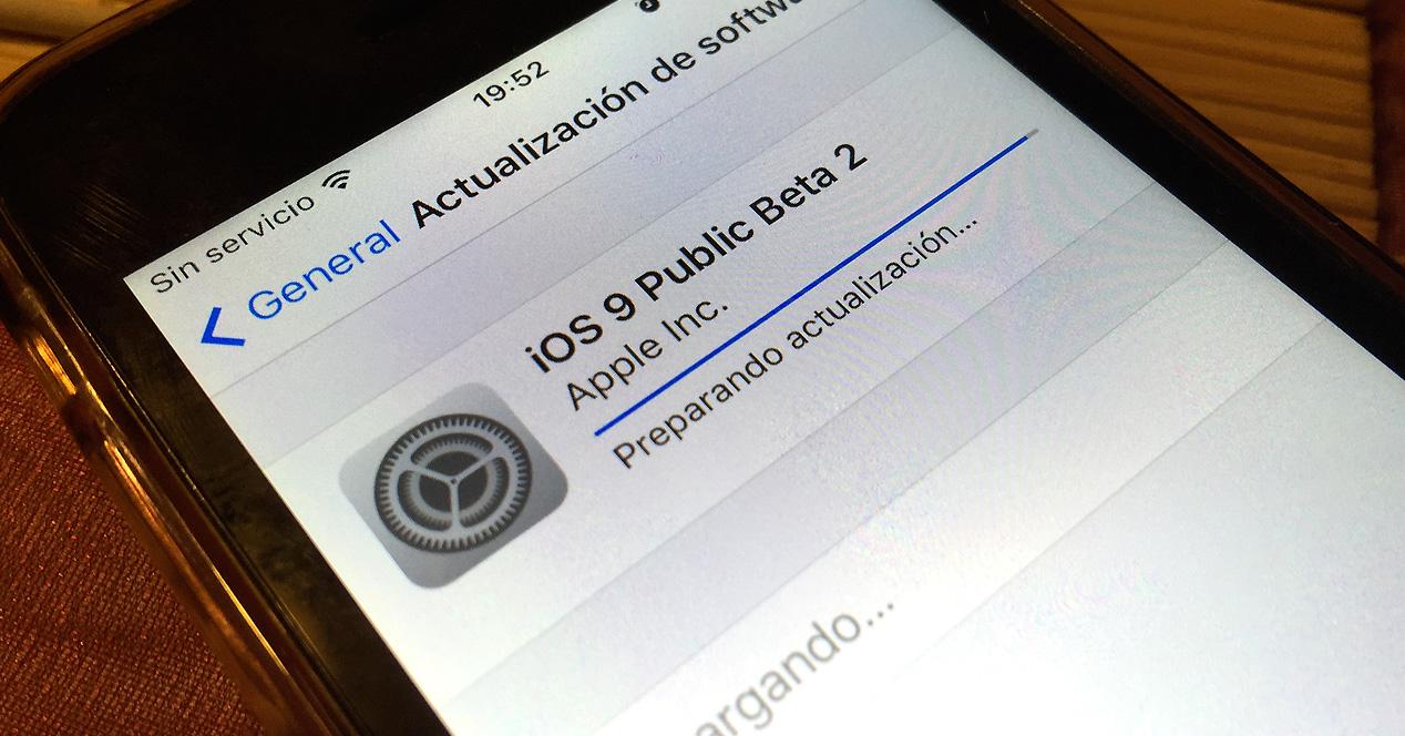 iOS 9 Beta pública 2.