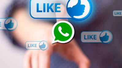 WhatsApp 'likes' estilo Facebook.