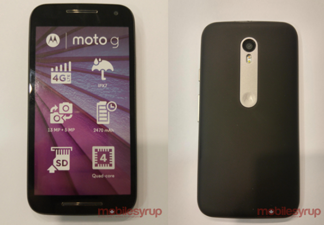 Motorola Moto G 2015 resistente agua