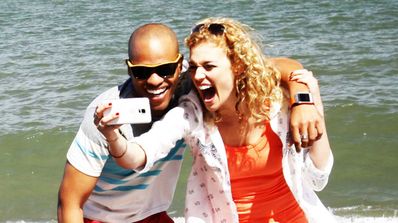 selfie perfecto verano playa