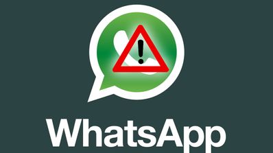 WhatsApp con señal de alarma