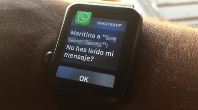 WhatsApp para iOS con Apple Watch.