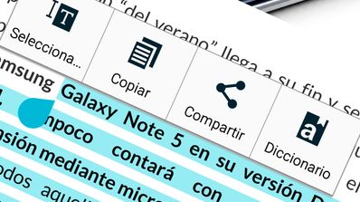 Copiar texto navegador Android