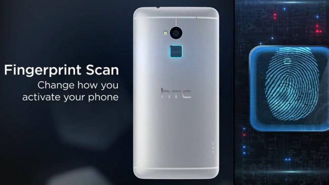 Sensor de huellas del HTC One Max