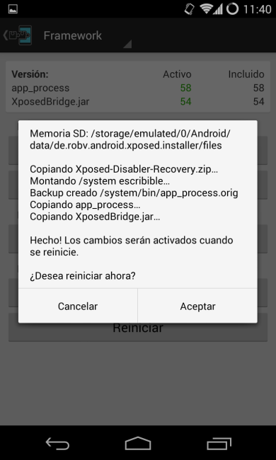 Instalar Xposed Framework en Android - 3