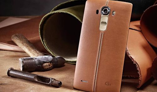 Carcasa de cuero del LG G4
