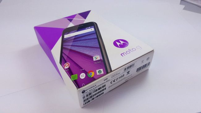 Caja Motorola Moto G 3ª Generación