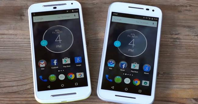 Teléfonos Motorola Moto G 2015 y Motorola Moto G 2014