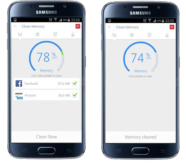 Borrado de memoria con Avira Optimizer