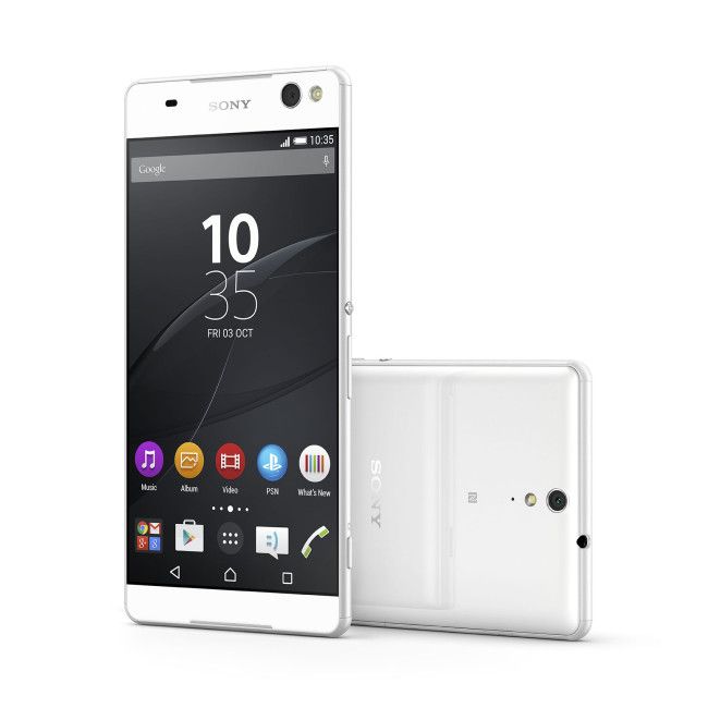 Sony Xperia C5 Ultra en color blanco