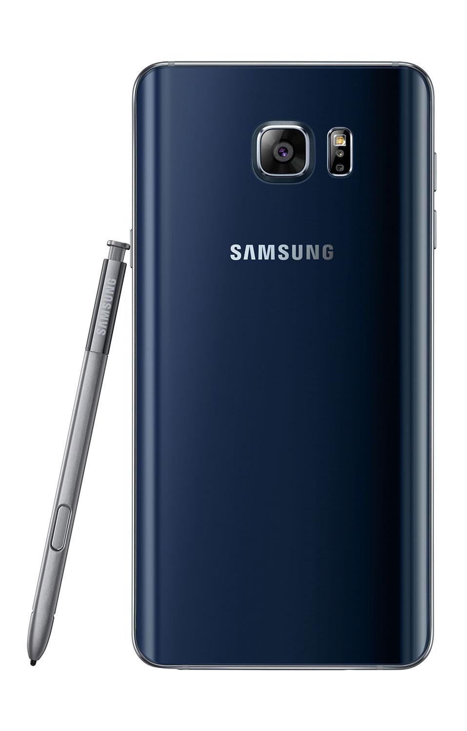 Samsung Galaxy Note 5 trasera color azul