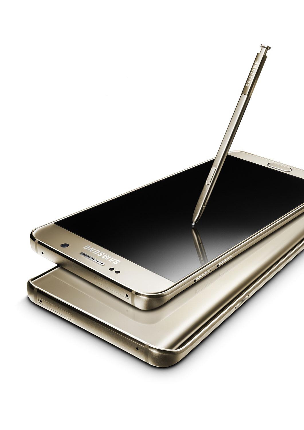 Samsung Galaxy Note 5 detalle de pantalla