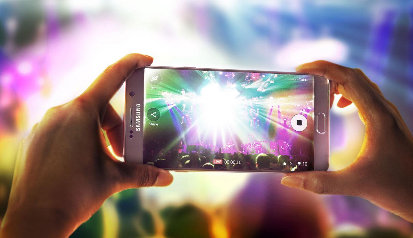 Samsung Galaxy Note 5 pantalla modo cámara