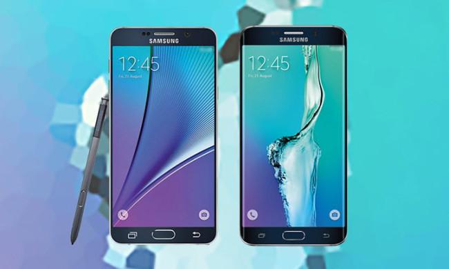 Samsung Galaxy Note 5 enfrentado al Samsung Galaxy S6 Edge Plus