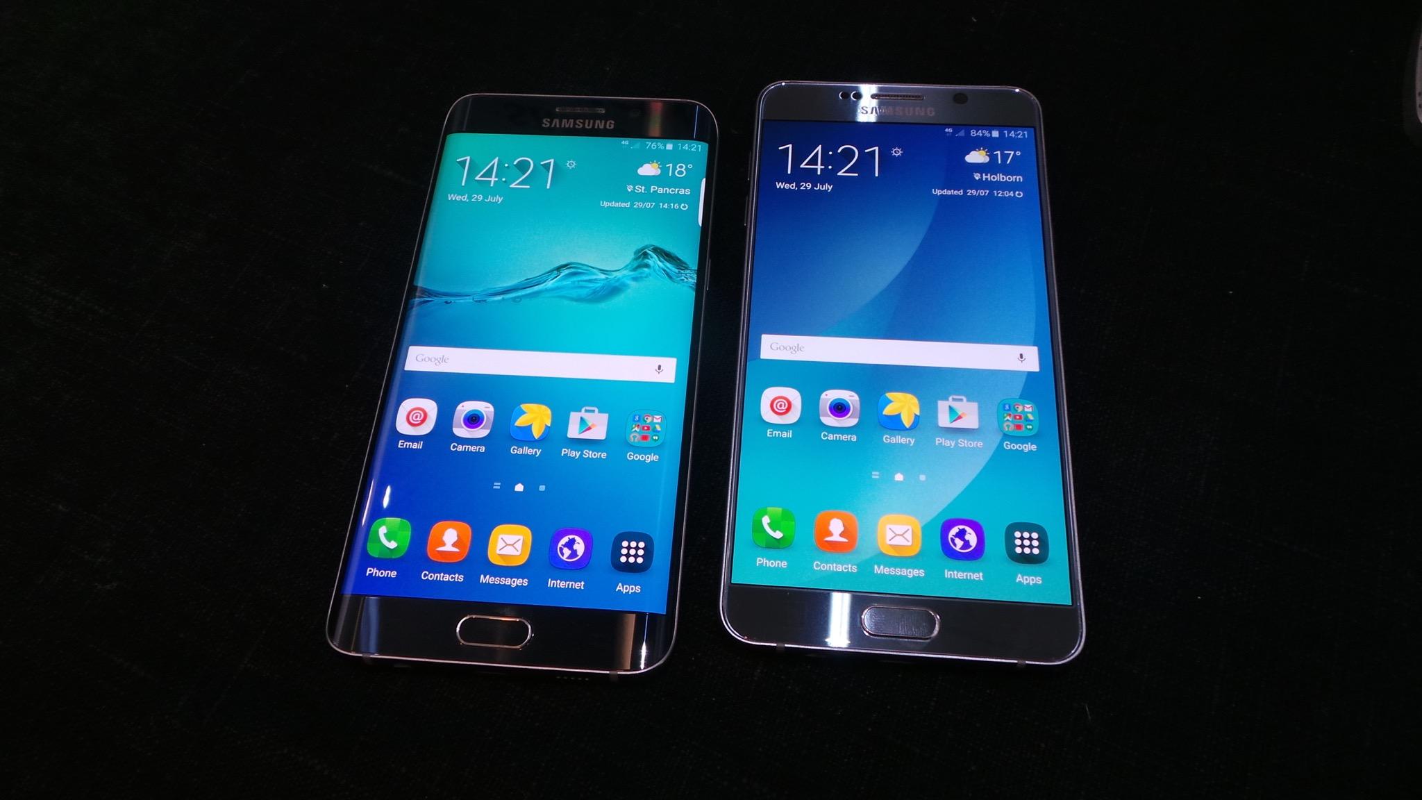 Probamos los nuevos Samsung Galaxy Note 5 y Samsung Galaxy S6 Plus y sus accesorios