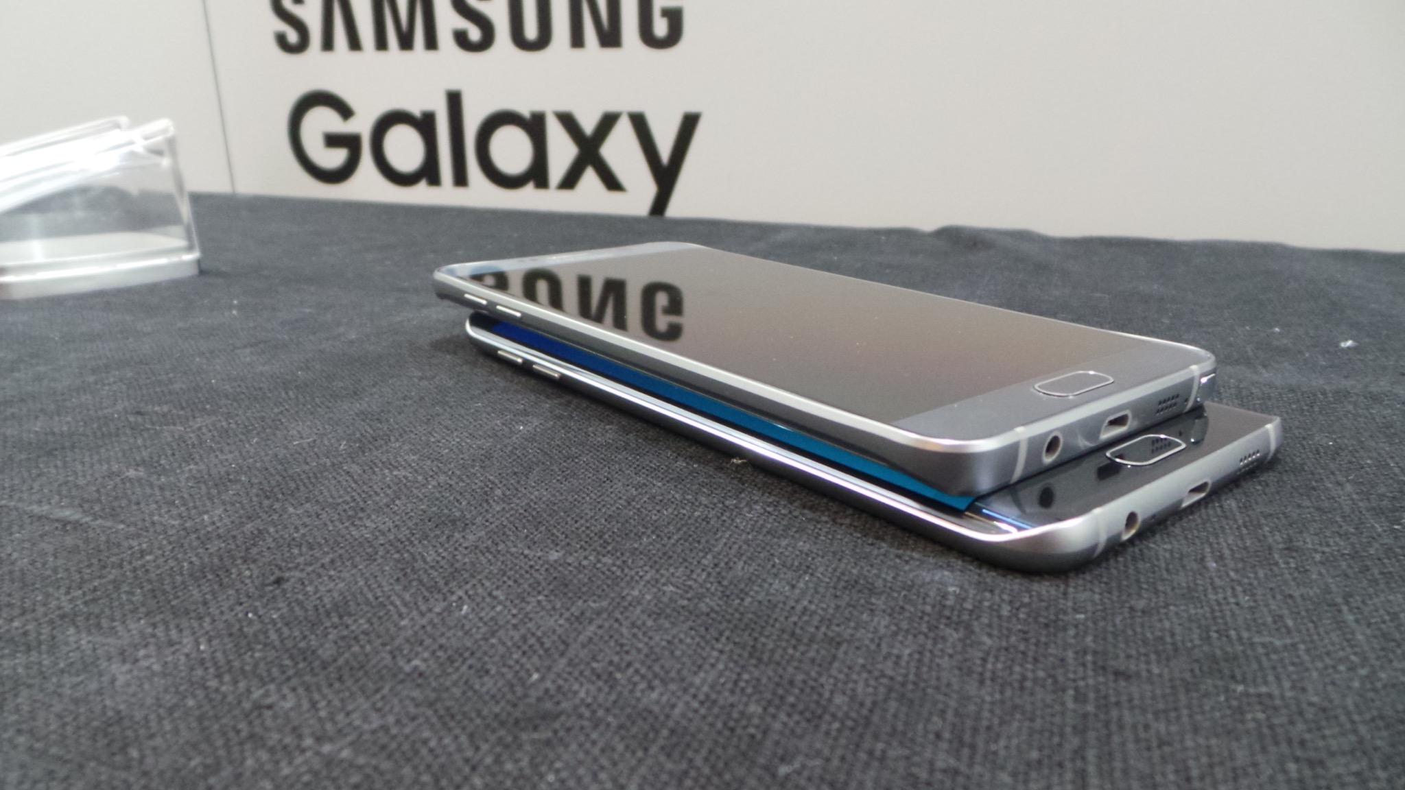 Samsung Galaxy Note 5 y S6 Edge Plus perfil