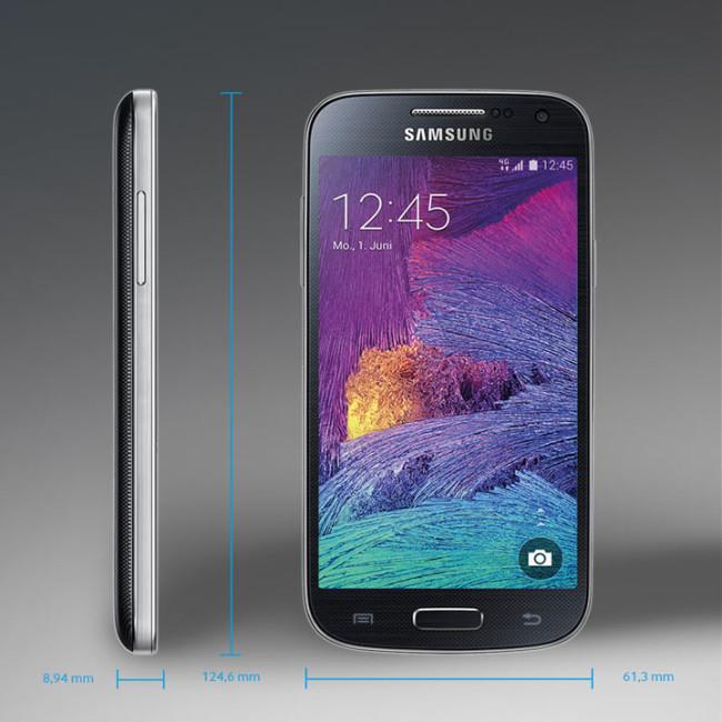 Tamaño del Samsung Galaxy S4 MIni Plus