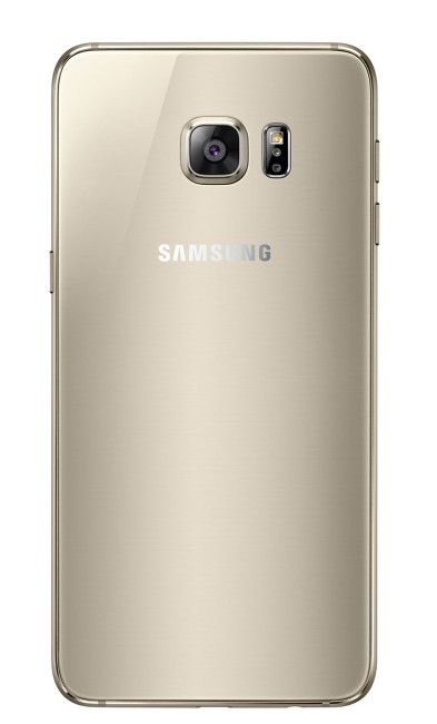 Samsung Galaxy S6 Edge Plus cámara trasera color dorado