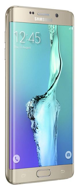 Samsung Galaxy S6 Edge Plus dorado vista lateral
