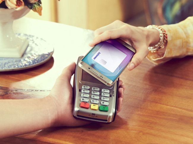 Samsung Galaxy S6 Edge Plus pago electrónico Samsung Pay