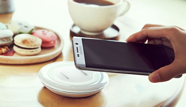 Samsung Galaxy S6 Edge Plus cargador inalámbrico