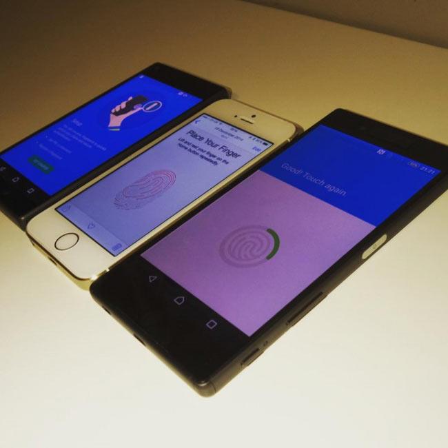 Sensor de huellas del Sony Xperia Z5 y Xperia Z5 Compact