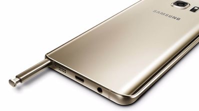Samsung Galaxy Note 5 S Pen dorado