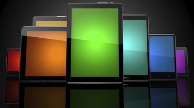 Tabletas de diferentes tamaños