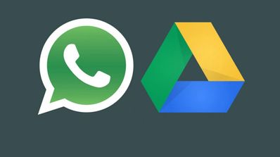 Logos de WhatsApp y Google Drive