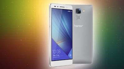 Honor 7 fondo verde y amarillo