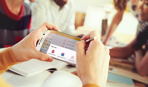 Samsung Galaxy Note 5 portada modo de vida