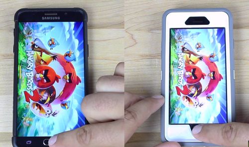 Galaxy Note 5 frente a iPhone 6 ejecutando Angry Birds 2