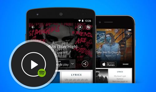 Shazam reproductor Spotify
