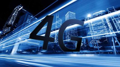 Red 4G en una ciudad